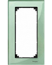 Подвійна рамка M-ELEGANCE glass зелений Merten, MTN404804