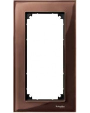 Рамка подвійна M-ELEGANCE glass махагон Merten, MTN4025-3215