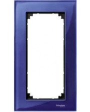 Рамка двойная M-ELEGANCE glass сапфир Merten, MTN4025-3278
