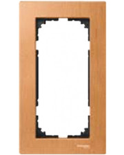 Рамка двойная M-ELEGANCE wood бук Merten, MTN4058-3470