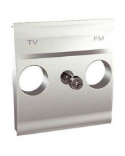 Накладка для розетки TV/FM, алюміній Schneider Electric