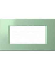 Рамка 4М Line зеленый металлик OL40MG-U, TEM