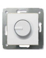 Светорегулятор поворотный 300 Вт (механизм), белый, Cariva, Legrand