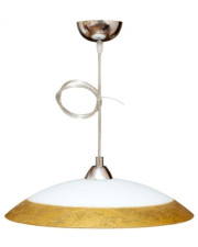 Стеклянный подвесной светильник Dekora 26140 Мираж 60Вт Е27 Ø400 золото
