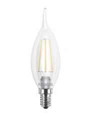 Лампа LED 1-LED-539 C37 4Вт Maxus (Filament) 3000К, Е14