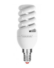 Енергозберігаюча лампа Maxus 9Вт SFS T2 2700К, E14