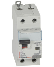 Диференціальний автоматичний вимикач Legrand (411000) 1P+NC 10A 30mA AC