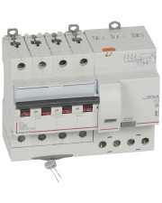 Диференціальний автоматичний вимикач Legrand (411210) 3P+N C 50A 300мA AC