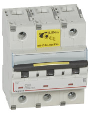 Електричний автомат DX³ 3П C 80A 16kA, Legrand
