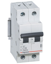Автоматичний вимикач RX³ 4,5кА 16А 2п C, Legrand
