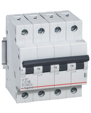 Автоматичний вимикач RX³ 4,5кА 16А 4п C, Legrand