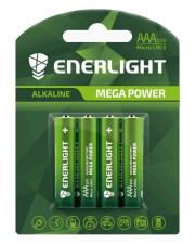 Батарейка щелочная Enerlight Mega Power AAA (блистер 4шт)