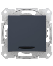Вимикач кнопковий Schneider Electric Sedna SDN1600170 з підсвічуванням (графіт)