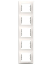 Пятиместная вертикальная рамка Schneider Electric Sedna SDN5801523 (слоновая кость)
