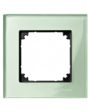 Рамка одинарная M-ELEGANCE glass зеленый Merten, MTN404104