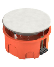 Электротехническая коробка IEK КМ 41025 (UKG01-080-040-000-P) D80х40 с пластиковыми лапками для полых стен