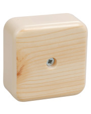 Коробка распределительная IEK КМ41206-04 (UKO10-050-050-020-K34) 50х50х20 с контактной группой (сосна)