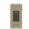 USB розетка ABB Zenit 2CLA218500N1901 N2185 CV 750 мА 1М (шампань)