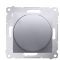 Світлорегулятор для світлодіодів Simon Simon 54 Premium DS9L.01/43 2-100Вт (срібло)