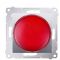 Світлодіодний світлорегулятор Kontakt Simon Simon 54 Premium DSS2.01/43 230В (червона індикація) (срібло)