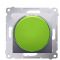 Світлодіодний світлорегулятор Kontakt Simon Simon 54 Premium DSS3.01/43 230В (зелена індикація) (срібло)