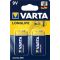 Щелочная батарейка Varta 04122101412 LONGLIFE 6LR61 BLI 2 ALKALINE