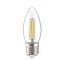 Прозрачная LED лампа IEK LLF-C35-5-230-40-E27-CL C35 (свеча) 5Вт 230В 4000К E27 серия 360°