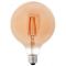 Филаментная лампа Delux Globe Amber filament G125 8Вт Е27 2700K (90016726)