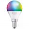 Диммируемая лампа Ledvance Smart WiFi P40 5W 230V RGBW FR E14 4х1 LEDV (4058075485631)