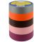 Набор изолент №2 Аско-Укрем 0,13x19мм/20м 5шт 1 серая+1 оранжевая+1 коричневая+1 фиолетовая+1 розовая (A0150020020)