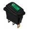 Переключатель Аско-Укрем KCD3-101NW GR/B (0-I) IP54 с подсветкой зеленый (A0140040035)