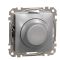 Поворотный светорегулятор Schneider Electric Sedna Design & Elements RC 3-370 Вт алюминий SDD113501
