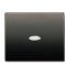 Клавіша однокнопкового вимикача Siemens Mega 22705-ACL із підсвічуванням (чорний коссо)