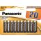 Батарейка Panasonic Alkaline Power AA BLI 20 LR6REB/20BW (20 шт)