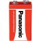 Батарейка Panasonic Red Zink 6F22 BLI 1 Zink-Carbon 6F22REL/1BP (1 шт)