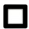 Одноместная рамка Berker Q.7 10116076 (стекло/черный)
