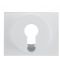 Накладка замкового вимикача напівциліндра Berker K.1 15057009 (полярна білизна)