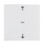 Кнопка для вставки жалюзи, полярная белизна матовая Berker S.1/B.3/B.7