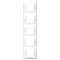 П'ятимісна вертикальна рамка Schneider Electric Sedna SDN5801521 (біла)